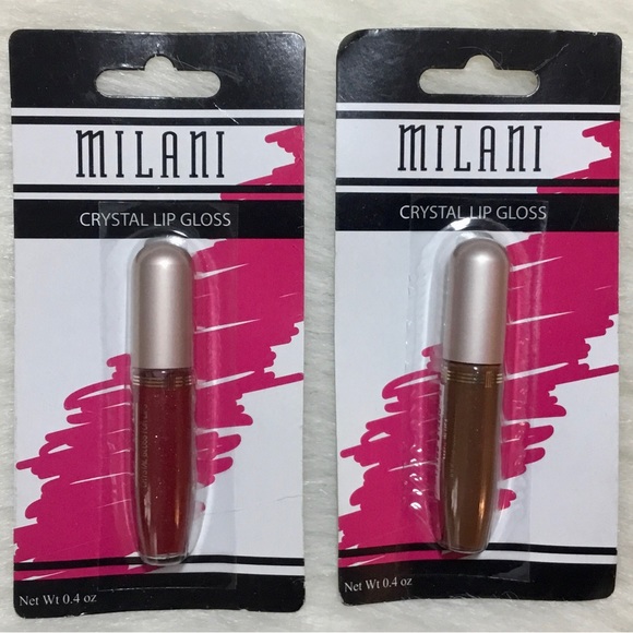 Bundle of 8 New Milani Makeup Crystal Lip Gloss - Picture 2 of 9